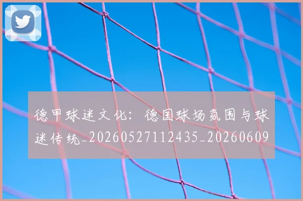 德甲球迷文化:德国球场氛围与球迷传统_20260527112435_20260609191609
